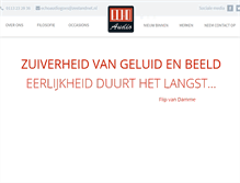 Tablet Screenshot of echoaudio.nl